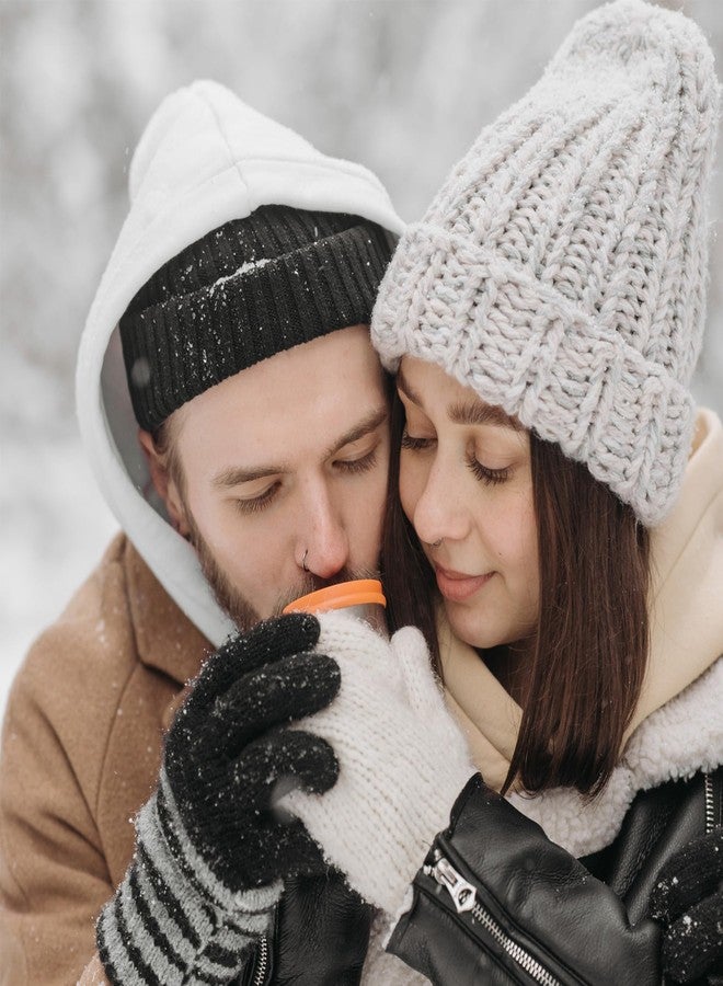 LYDTICK 30 Pack Winter Beanie Hats & Gloves Bulk for Men Women, Wholesale Cold Weather Warm Cozy Gift, One Size Multicolor - Image 5